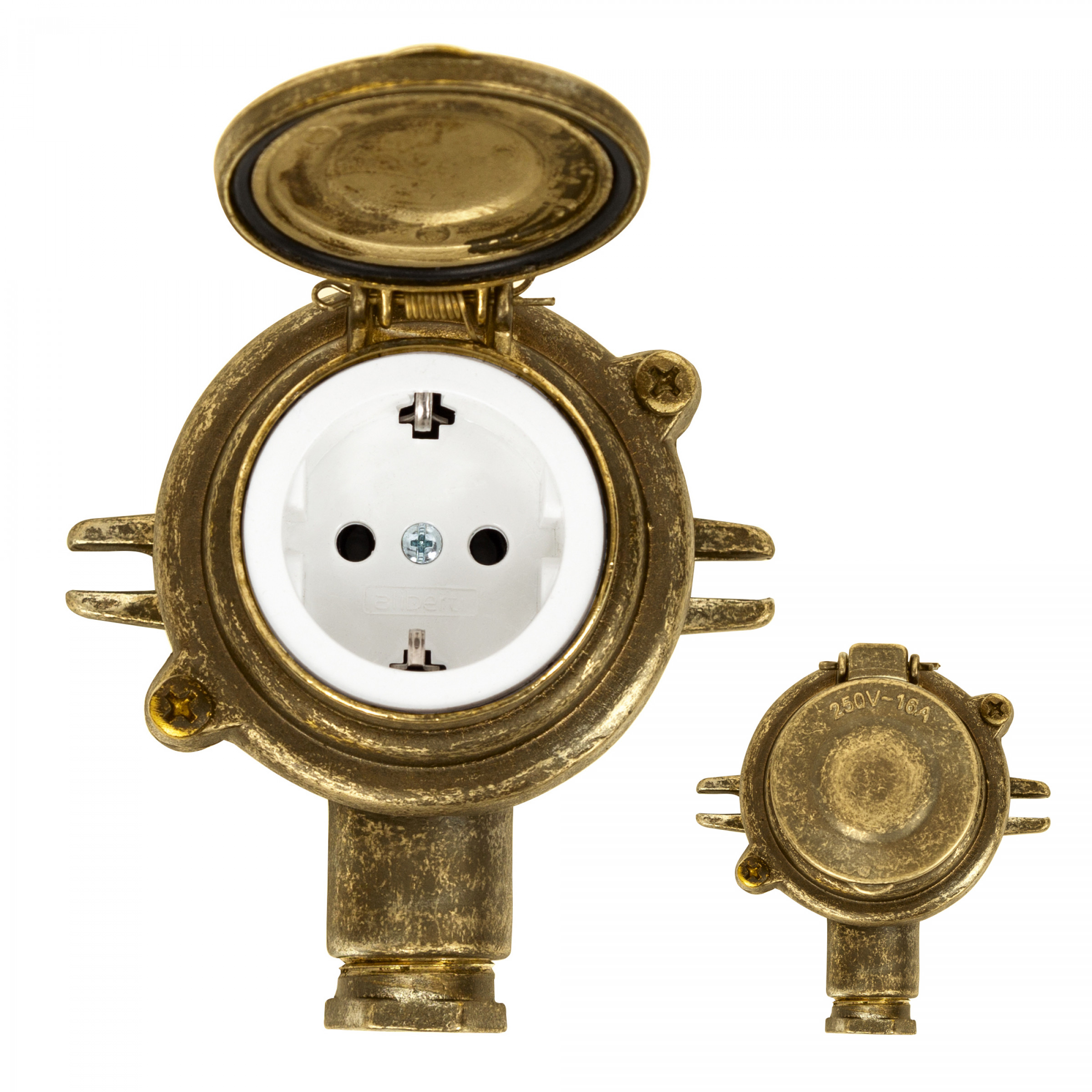 Vintage Steckdose für Außen